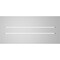 Ekena Millwork Vertical Surface Mount PVC Gable Vent: Functional, w/ 2"W x 2"P Brickmould Sill Frame, 26"W x 12"H GVPVE26X1203SF - alternate 2